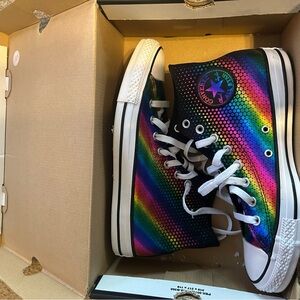 Converse Multicolor High-Top Sneakers